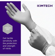 Kimtech Sterling Nitrile-Xtra™ Powder Free Exam Gloves 12in Length Extended Cuff
