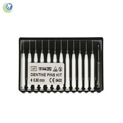 Dentinal Retention Titanium Pins 0.60mm 12 pack for Restorations and Build Up