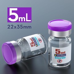 Single Dose Glass Vials – Sterile Package, 5ml (Pack of 10)