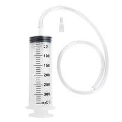 2 Pack 300/350ml Syringes, Extra Large Plastic Syringe with 40inch Plastic Tu…