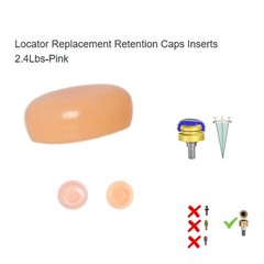 Locator abutment Fits Zimmer Biomet TSV 4.5mm internal hex connection implants
