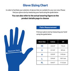 200/1200 JMU Nitrile Gloves Medical Exam 3.5 Mil Latex Free Powder Free XS/S/M/L