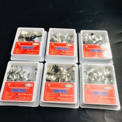 100×Dental Matrices Sectional Contoured Metal Hard Band Matrix Refill 35μm S/M/L