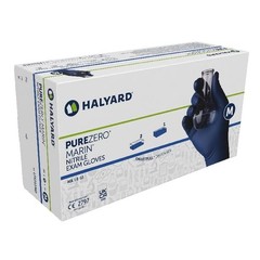 PUREZERO MARIN Nitrile Exam Gloves, 9.5 Inches Length, 6 Mil, Laboratory, Resear