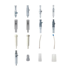 Dental Valve Oral Saliva Ejector Suction Short Strong Weak Handpiece Tip Adaptor
