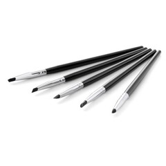 5pcs Dental Composite Resin Porcelain Brush Pens Shaping Silicone Teeth Tool
