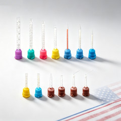 Dental Mixing Tips for Impression Material, C&B, Cements 100/Pack USA STOCK
