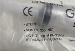 Global Easy Glide Syringe 60ml/cc Sterile Single Use Catheter Tip Qty.5 – New