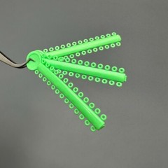1Pack Dental Orthodontic Elastic Ligature Ties Rubber Bands #2/4/5/9/15/17/24/37