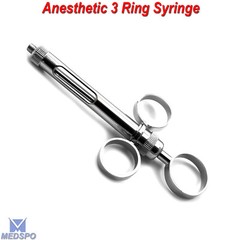 Dental Three Ring Anesthetic Injection Anesthesia Syringe Dentist Instruments