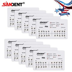 Dental Orthodontics Brackets Brace Standard MBT.022 Hooks 3-4-5 Metal 20pcs/pack
