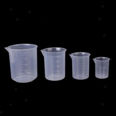 50/100/150/250/500ml Small plastic graduated measuring beaker/cup/container