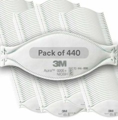 3M Aura 9205+ N95 Mask NIOSH Approved Particulate Respirator CASE OF 440