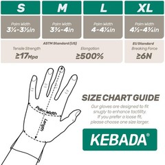 Nitrile Gloves D1, Nitrile Disposable Gloves for Cleaning, Food Prep, Industr…