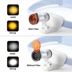 Dental 5W LED Lightweight Silicone Bright Headlamp Surgery Medical With Filter