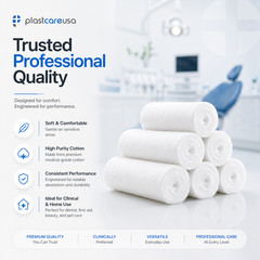 800 Dental Gauze Cotton Rolls 1-1/2″ x 3/8″, (#2 Medium), Kids Nose Plugs Bleed