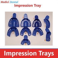 Dental Impression Trays Perforated Plastic Autoclave (CHOOSE SIZE) 2 Trays/Pk