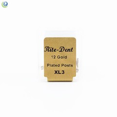 Dental Gold Plated Screw Posts Cross Head Refill Size Extra Large 3 XL3 12/Box