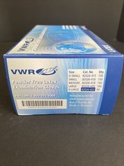 VWR Latex Gloves Extra Large 8 Boxes with 90 Gloves Each