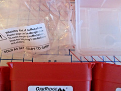 Lot 5 NEW Red Sharps Containers: 1 2-Gallon+ 4 1-Quart/Oakridge & Prevent Brands