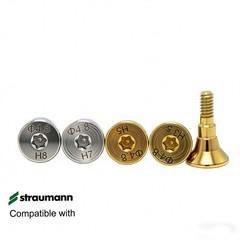 5pcs Dental Healing Abutment NC/RC Healing Closure Caps For Straumann ITI BL/BLT