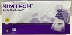 KIMTECH 50602 Disposable Gloves, Nitrile, Medium, Purple, 50ct Case Of 10 Boxes