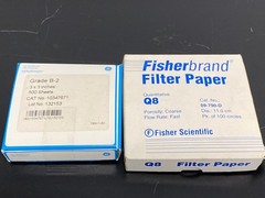Lot of Grade B2 Q8 40 41 454 934-AH Quantitative & Qualitative Filter Paper