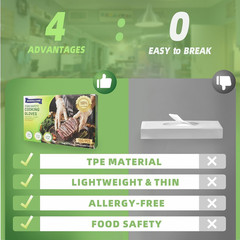 Disposable Cooking Gloves for Food Prep, Handling and Serving, Kitchen Food S…