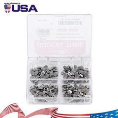 50 Set AZDENT Dental Ortho MIM Buccal Tube Roth/MBT 0.022 1st Molar Bondable