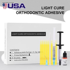Dental Ortho Glue Bonding System Light Cure Primer Adhesive Kit For Brackets