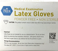 MedPride Medical Latex Examination Gloves Powder Free Medium – 100 Count