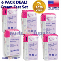 6 Pack Cavex Cream Alginate Fast Set Impression Material Bubble Gum Aroma 6x500g