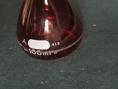 Pyrex 100mL Low Actinic Class A Red Glass TC Volumetric Flask, 55640-100