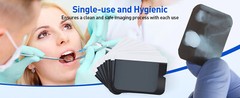 100pcs/box Dental Digital Storage Phosphor Envelopes Plastic Size #0#1#2