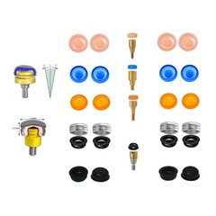 Locator Abutment Replacement Male Retention Inserts Cap Overdenture Inserts PEEK