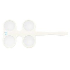 4PCS Optical Optometry Flip Trial Lens Flipper Handle Kit For Confirmation Test