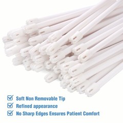 200(2 Bags) OneMed Disposable Dental Saliva Ejectors Evacuation Suction Tips