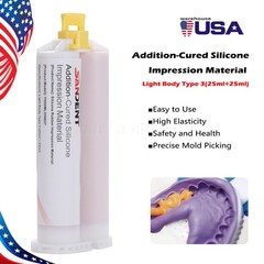 4 x Light Body Regular Set Dental Vinyl Polysiloxane Impression Material VPS PVS