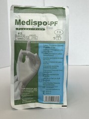 QTY 400 PAIRS/50*8-PACK MEDISPO 9823-PF POWDER FREE LATEX SURGICAL GLOVES SZ 7.5