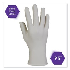 Kimtech STERLING Nitrile Exam Gloves, Medium, 9.5″ Long, Sterling Gray, 200/Box