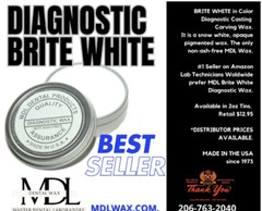 Dental Casting Inlay Milling Wax BEST SELLER – DIAGNOSTIC BRITE WHITE