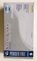 Vital Gard Nitrile Gloves SIZE S /Small ONE BOX OF 100 Gloves