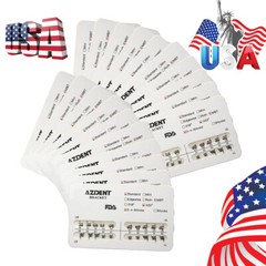 20Packs AZDENT Dental Metal Brackets Standard MBT Slot .022 Hooks 345 20pcs/pack