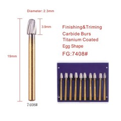 AZDENT Dental Tungsten Carbide Tungsten Steel Burs for High Speed Handpiece