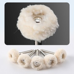 5Pc Cotton Dental Polishing Brush Wheels RA2.35mm Contra Angle RA Latch Type NEW