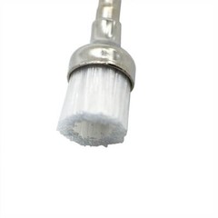100pcs/box Dental Prophy Brush White Nylon bowl Type Polishing Brush UK