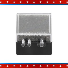 1000XDental Lab Crown/Veneer/Bridge Boxes – 1″ – Clear Top with Sponge Fillers