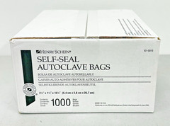 Henry Schein Self Seal Sterilization Pouches 1000 Count Case 101-5915