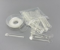 Dental Orthodontic Elastic Power Chains Ligature Ties Rubber Bands Bracket Brace