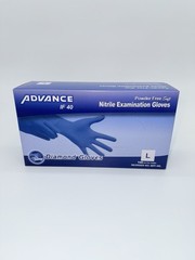 Nitrile Gloves Diamond Gloves Advance IF40 Soft Nitrile – 1 (Box of 100) L